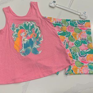 NWT Tommy Bahama Sequin Mermaid/Glitter Seashell 2pc set (7/8)
